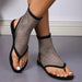 Ultra Comfy Glanzende Mesh Flats - Voor Vrouwen