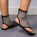 Ultra Comfy Glanzende Mesh Flats - Voor Vrouwen